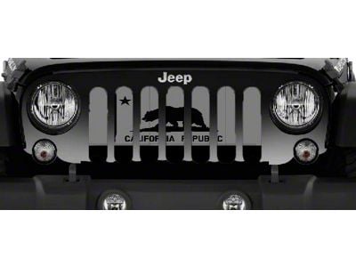 Grille Insert; Tactical California Republic (97-06 Jeep Wrangler TJ)