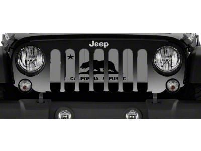 Grille Insert; Tactical California Republic (87-95 Jeep Wrangler YJ)