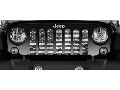Grille Insert; Tactical Dirty Grace (18-24 Jeep Wrangler JL w/o TrailCam)