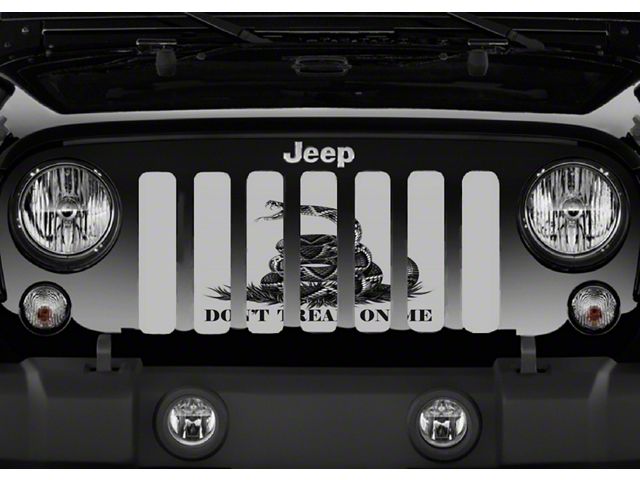 Grille Insert; Tactical Gadsden Flag (87-95 Jeep Wrangler YJ)