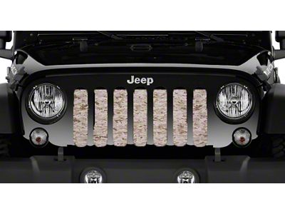 Grille Insert; Tan Digital Camo (76-86 Jeep CJ5 & CJ7)