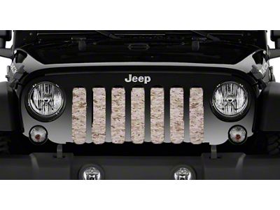 Grille Insert; Tan Digital Camo (87-95 Jeep Wrangler YJ)