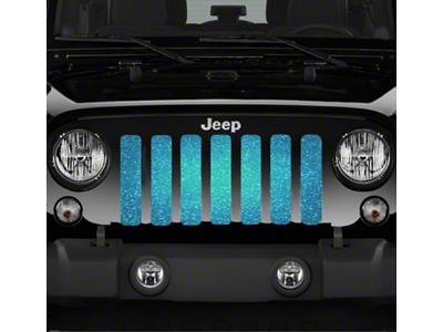 Grille Insert; Teal Fleck Print (76-86 Jeep CJ5 & CJ7)