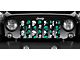 Grille Insert; Teal Skulls (76-86 Jeep CJ5 & CJ7)