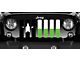 Grille Insert; Texas Lime Flag (76-86 Jeep CJ5 & CJ7)