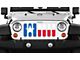 Grille Insert; Texas State Flag (76-86 Jeep CJ5 & CJ7)