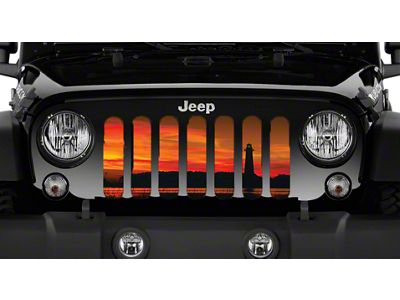 Grille Insert; Through the Darkness (76-86 Jeep CJ5 & CJ7)