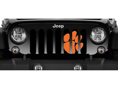 Grille Insert; Tiger Territory Tiger Print (76-86 Jeep CJ5 & CJ7)