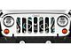 Grille Insert; Tiki Bob Blue Hawaii (76-86 Jeep CJ5 & CJ7)