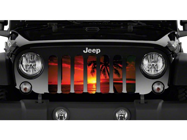 Grille Insert; Tropical Breeze (87-95 Jeep Wrangler YJ)