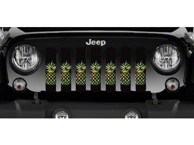 Grille Insert; Tropical Pineapples (76-86 Jeep CJ5 & CJ7)