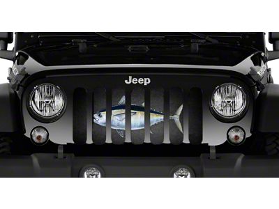 Grille Insert; Tuna Fish (18-24 Jeep Wrangler JL w/o TrailCam)