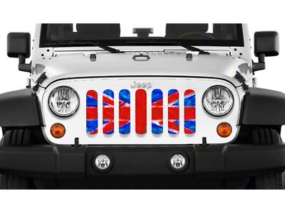 Grille Insert; Union Jack (76-86 Jeep CJ5 & CJ7)