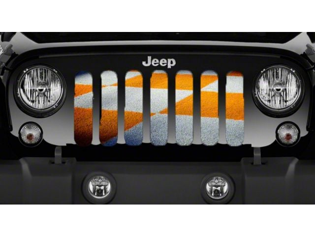 Grille Insert; Vols End Zone (87-95 Jeep Wrangler YJ)