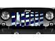 Grille Insert; Waving Greek Flag (97-06 Jeep Wrangler TJ)