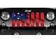 Grille Insert; Waving Samoan Flag (76-86 Jeep CJ5 & CJ7)