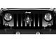 Grille Insert; White Compass (87-95 Jeep Wrangler YJ)