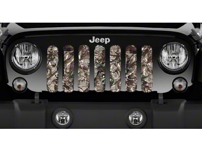 Grille Insert; Woodland Camo (76-86 Jeep CJ5 & CJ7)