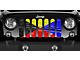 Grille Insert; Zulu Maritime Flag (76-86 Jeep CJ5 & CJ7)