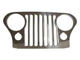 Grille Overlay Kit; Stainless Steel (76-86 Jeep CJ7)