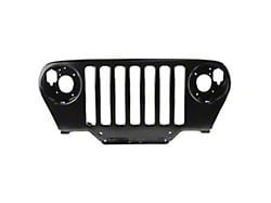 Grille; Unpainted (97-06 Jeep Wrangler TJ)