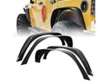 Grind Series Steel Fender Flares; Textured Black (07-18 Jeep Wrangler JK)