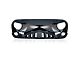 American Modified Hawke Grille; Glossy Black (07-18 Jeep Wrangler JK)