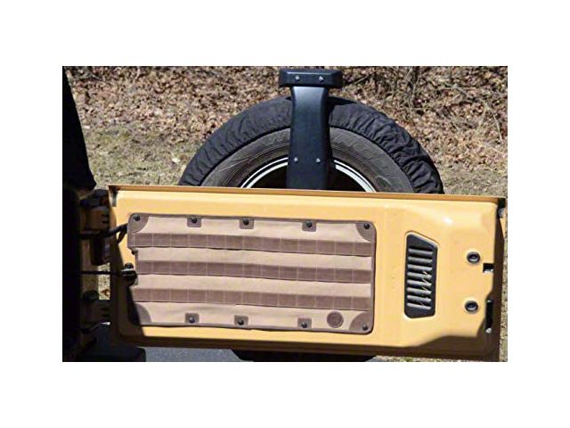 HD MOLLE Tailgate Panel; Black (07-18 Jeep Wrangler JK)