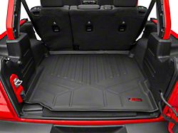 Rough Country Heavy Duty Cargo Liner; Black (18-24 Jeep Wrangler JL 4-Door w/o Factory Subwoofer, Excluding 4xe)