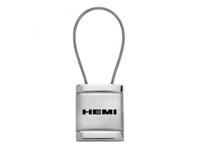 HEMI Satin-Chrome Cable Key Fob