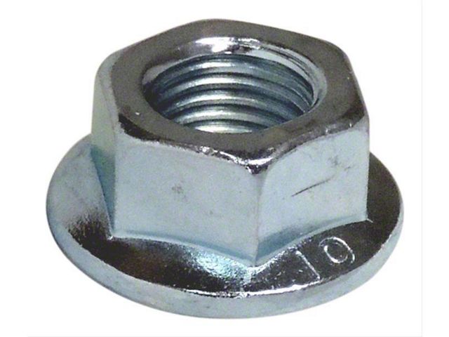 Hexagon Nut; Flanged Lock (07-24 Jeep Wrangler JK & JL)