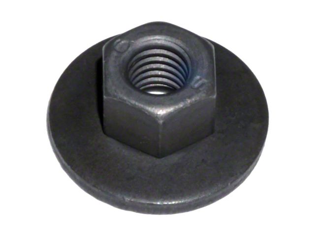 Hood Catch Bracket Mounting Nut and Washer (97-06 Jeep Wrangler TJ)