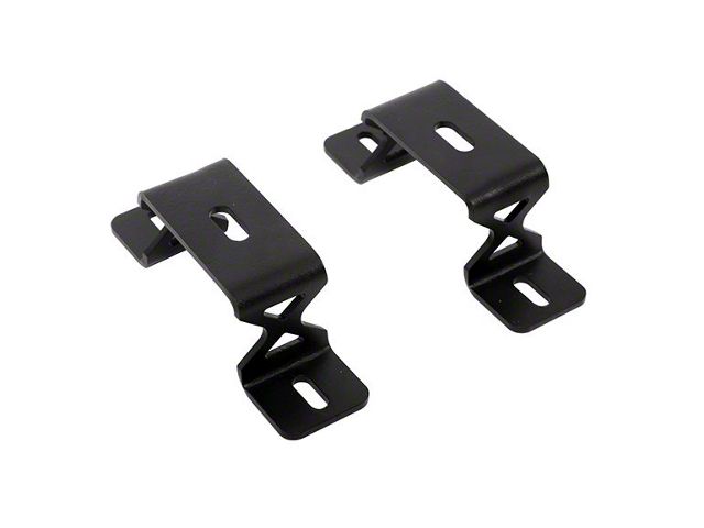 Hood Cowl Single Cube Light Brackets (18-24 Jeep Wrangler JL, Excluding 4xe)