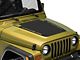 Jeep Licensed by RedRock Wrangler Hood Decal; Matte Black (97-06 Jeep Wrangler TJ)