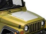 Jeep Licensed by RedRock Wrangler Hood Decal; Silver (97-06 Jeep Wrangler TJ)