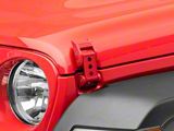 Hood Latches; Firecracker Red (18-24 Jeep Wrangler JL)