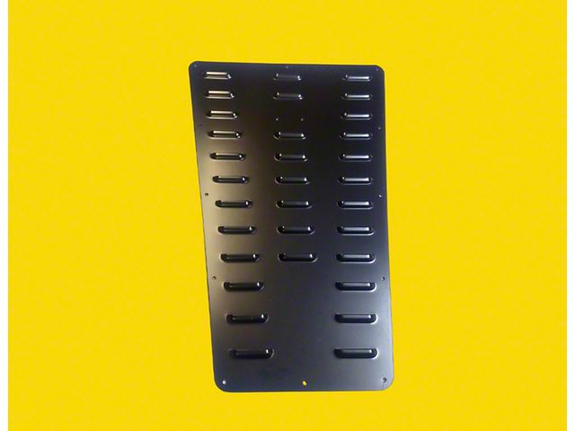 Hood Louver; Matte Black (76-86 Jeep CJ7)