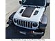 Hood Stripe; Carbon Fiber Black (18-24 Jeep Wrangler JL, Excluding Rubicon)