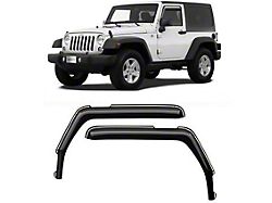 in-Channel Window Deflectors (07-18 Jeep Wrangler JK 2-Door)