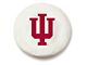 Indiana University Spare Tire Cover with Camera Port; White (18-24 Jeep Wrangler JL)