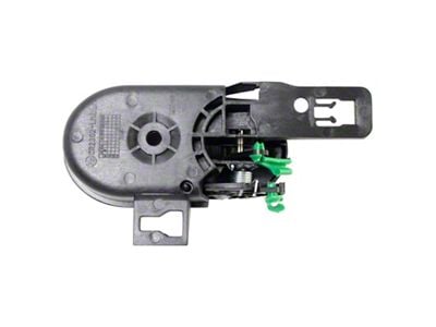 Interior Door Handle; Front or Rear Driver Side; Black (09-15 Jeep Wrangler JK w/ Half Doors)