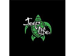 Jeep Life Turtle Spare Tire Cover with Camera Port; Black (18-24 Jeep Wrangler JL)