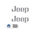 JEEP Side Logo; Metallic Silver (97-06 Jeep Wrangler TJ)