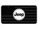 Jeep Word License Plate; Flag (Universal; Some Adaptation May Be Required)