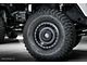 Fury Series Beadlock Style Matte Black Wheel; 17x9; 18mm Offset (07-18 Jeep Wrangler JK)
