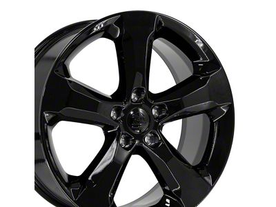 JP28 Gloss Black Wheel; 20x8.5; 50mm Offset (07-18 Jeep Wrangler JK)