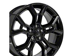 JP29 Gloss Black Wheel; 20x8.5; 50mm Offset (07-18 Jeep Wrangler JK)