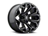 Fuel Wheels Assault Gloss Black Milled Wheel; 17x9; -12mm Offset (18-22 Jeep Wrangler JL)