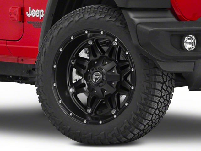 Fuel Wheels Hostage Matte Black Wheel; 20x9 (18-24 Jeep Wrangler JL)