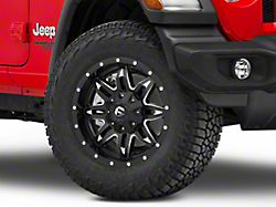 Fuel Wheels Lethal Matte Black Milled Wheel; 18x9 (18-24 Jeep Wrangler JL)